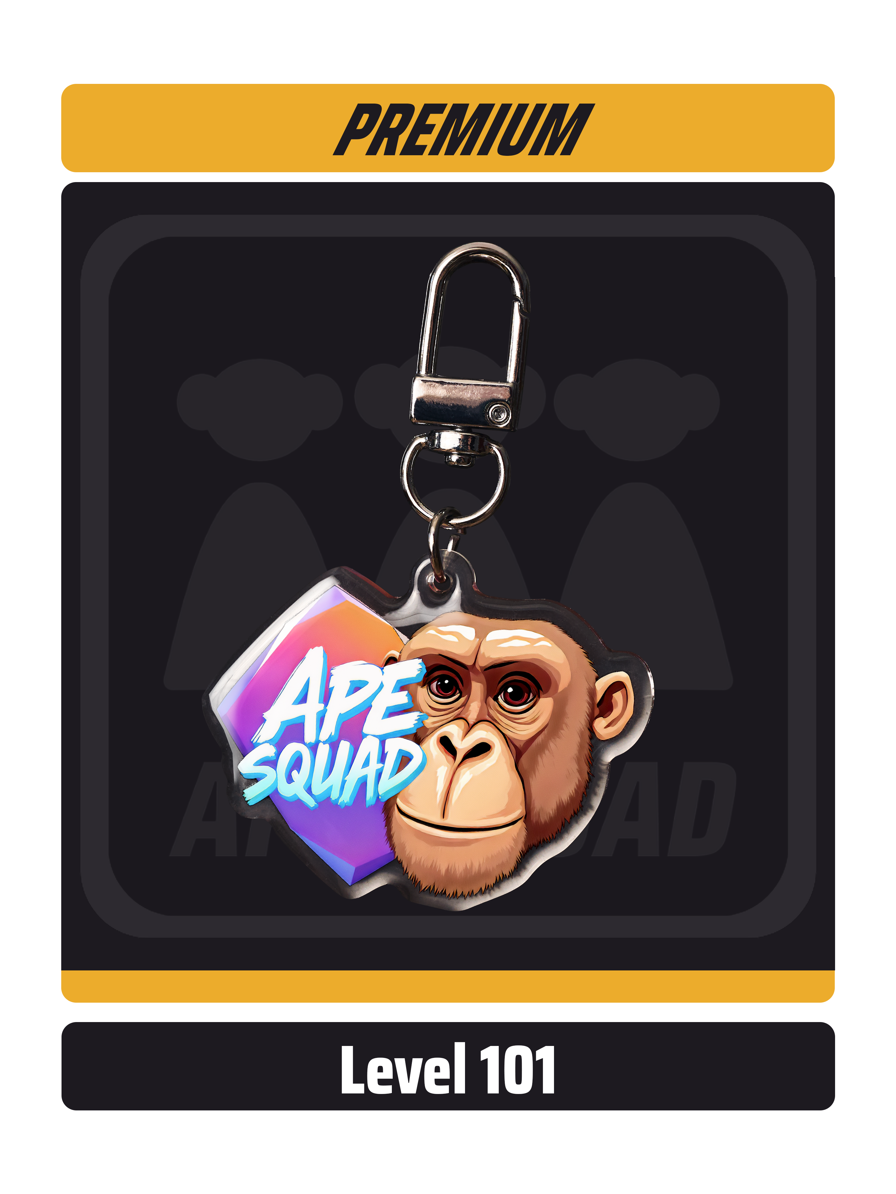 Ape Squad Keychain Clasp Detail